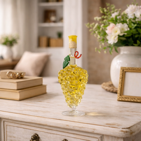 Szőlőfürt formájú díszüveges bor - (0.1L)