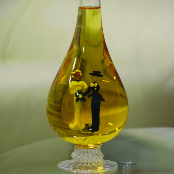 Esküvői díszüveges bor - Figurás (0.5L) - Image 3