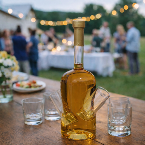 Dupla poharas díszüveges bor - (0.5L)