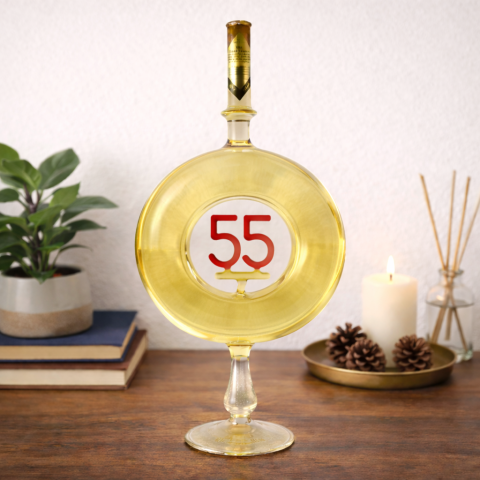 55. Évszámos Ajándék Díszüveges Bor - Körgyűrűs (0.5L)