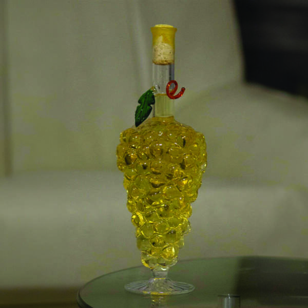 Szőlőfürt formájú díszüveges bor - (0.5L)