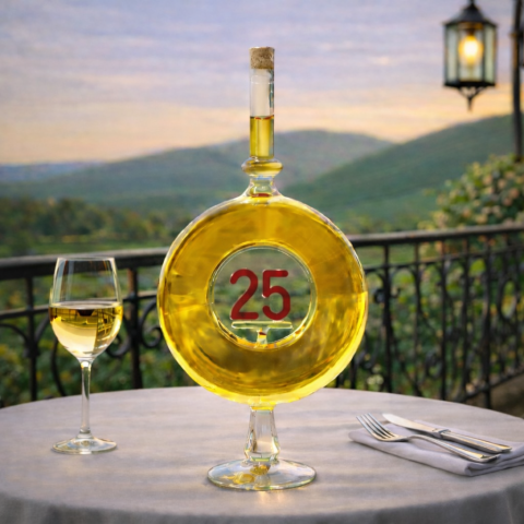 25. Évszámos Ajándék Díszüveges Bor - Körgyűrűs (0.5L)