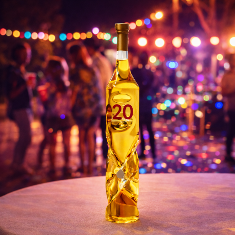 20. Évszámos Ajándék Díszüveges Bor - Csavart (0.75L)