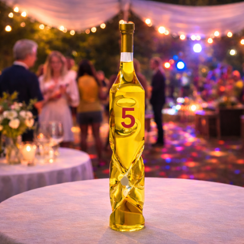 5. Évszámos Ajándék Díszüveges Bor - Csavart (0.75L)