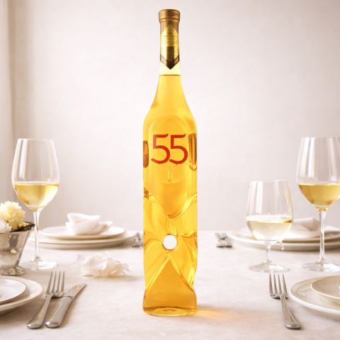 55. Évszámos Ajándék Díszüveges Bor - Csavart (0.75L)