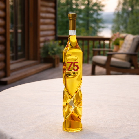 75. Évszámos Ajándék Díszüveges Bor - Csavart (0.75L)