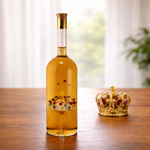 Hengeres palack, belül koronával, (0,2L)