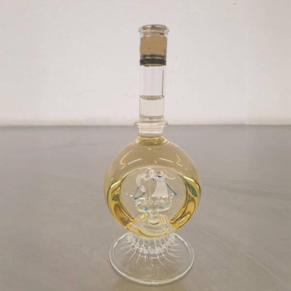 Gömb formájú talpas palack kívűl hajó (0,1 L)