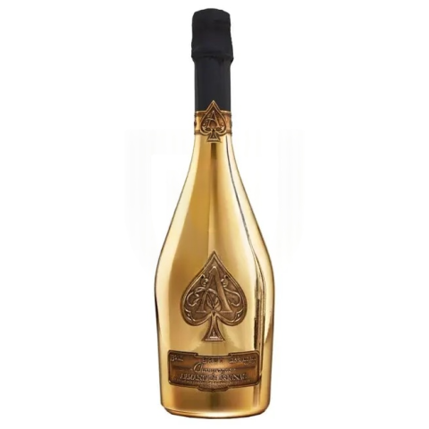 Armand de Brignac Brut Gold – Champagne Pezsgő, Bársony Zsákos Kiadás | Franciaország (0,75L)