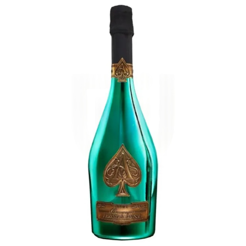 Armand de Brignac Brut Green – Limitált Champagne Pezsgő bársony zsákban | Franciaország, Champagne (0,75L)