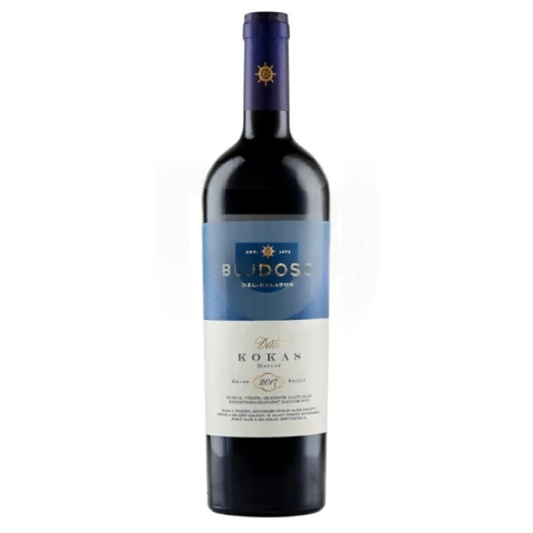 Bujdosó Kokas Merlot 2017 – Száraz Vörösbor | Balatonboglári Borvidék (0,75L)