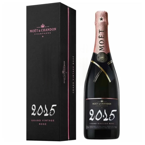 Moet & Chandon Grand Vintage Rosé – Díszdobozos Rosé Champagne Pezsgő | Franciaország, Champagne (0,75L)