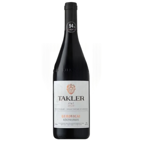 Takler Gurovica Kékfrankos 2020 – Száraz Kékfrankos Vörösbor | Szekszárdi Borvidék (0,75L)