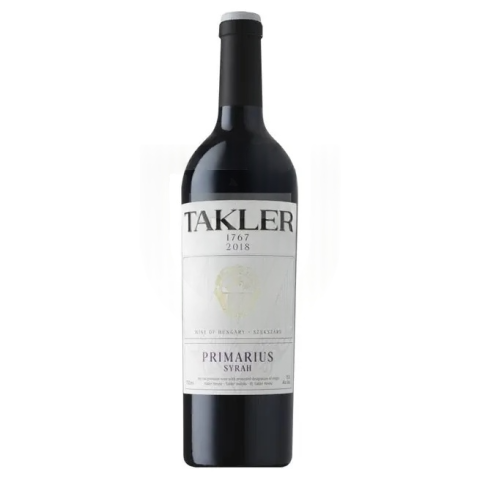Takler Syrah Primarius 2018 – Szekszárdi Száraz Vörösbor (0,75L)