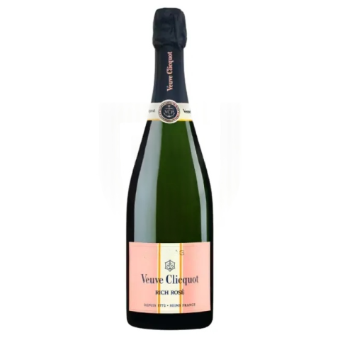 Veuve Clicquot Rich Rosé – Édes Rosé Champagne Pezsgő | Franciaország (0,75L)